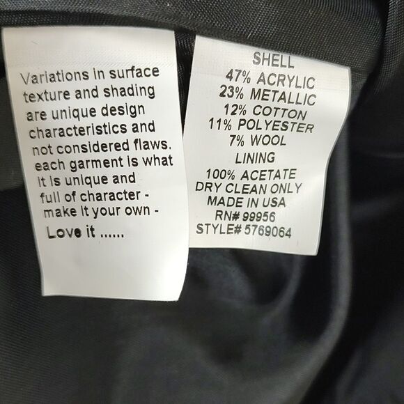 Shoshanna Classically Elegant Metallic Cap Sleeve Bethany Dress Size 8 - Picture 8 of 12